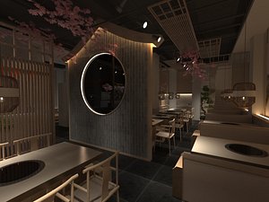 3D Hot Pot Restaurant 2 model