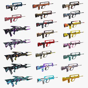 FAMAS Rifle Game Weapon 23x