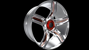 wheel 3D sport martin design