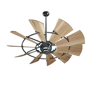 Windmill ceiling fan 3D