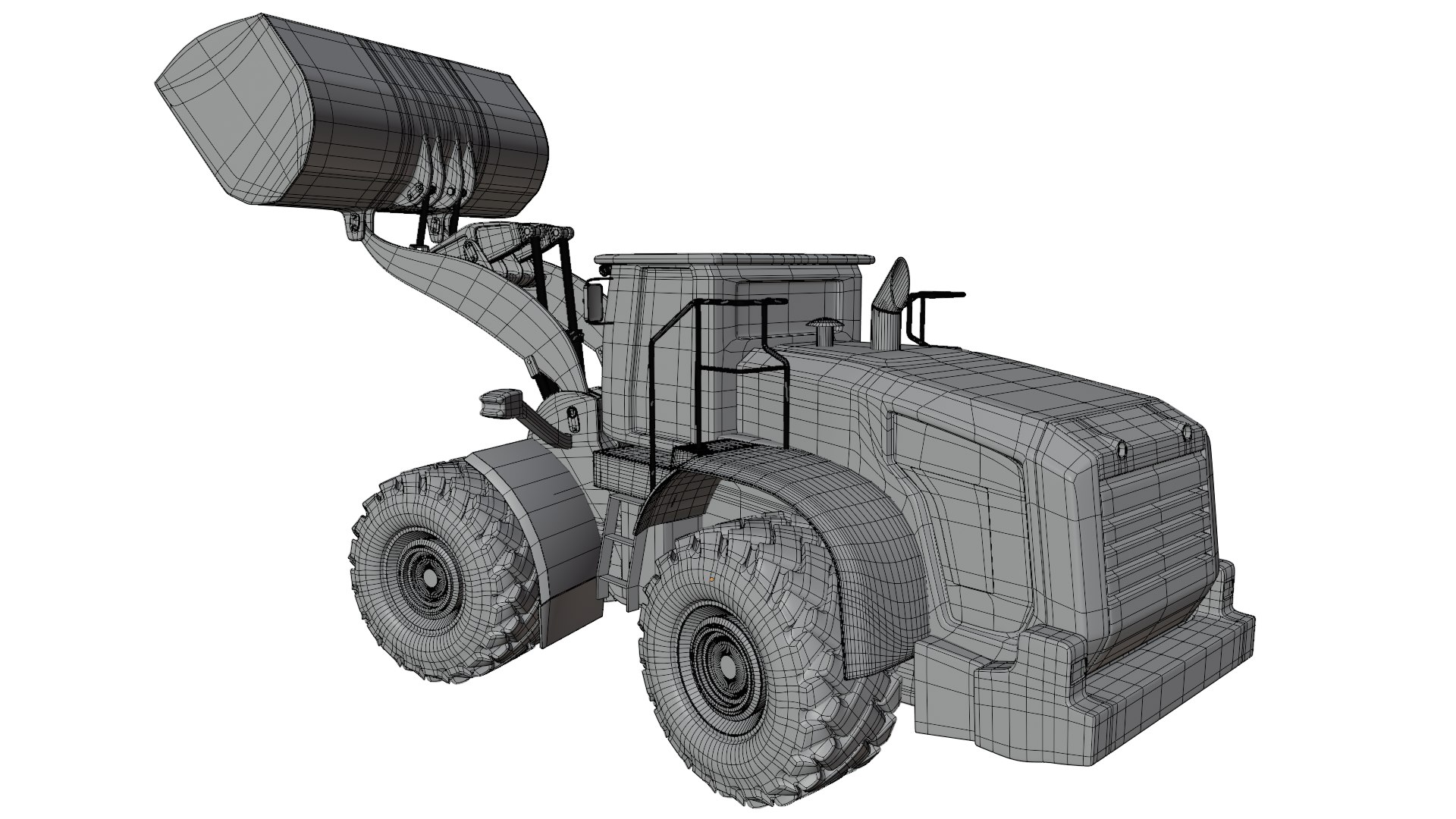 Wheel Loader 3D Model - TurboSquid 2366653