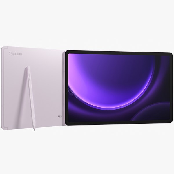 Samsung Galaxy Tab S9 FE Plus ラベンダー3Dモデル - TurboSquid 2147625