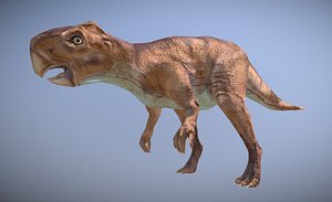 3D thai dinosaur psittacosaurus model
