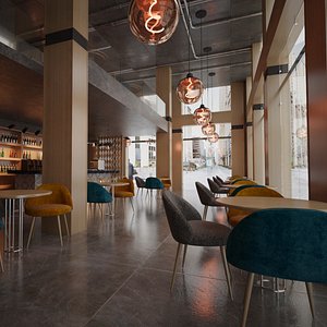 Coffeeshop Bar Realistic Scene V2