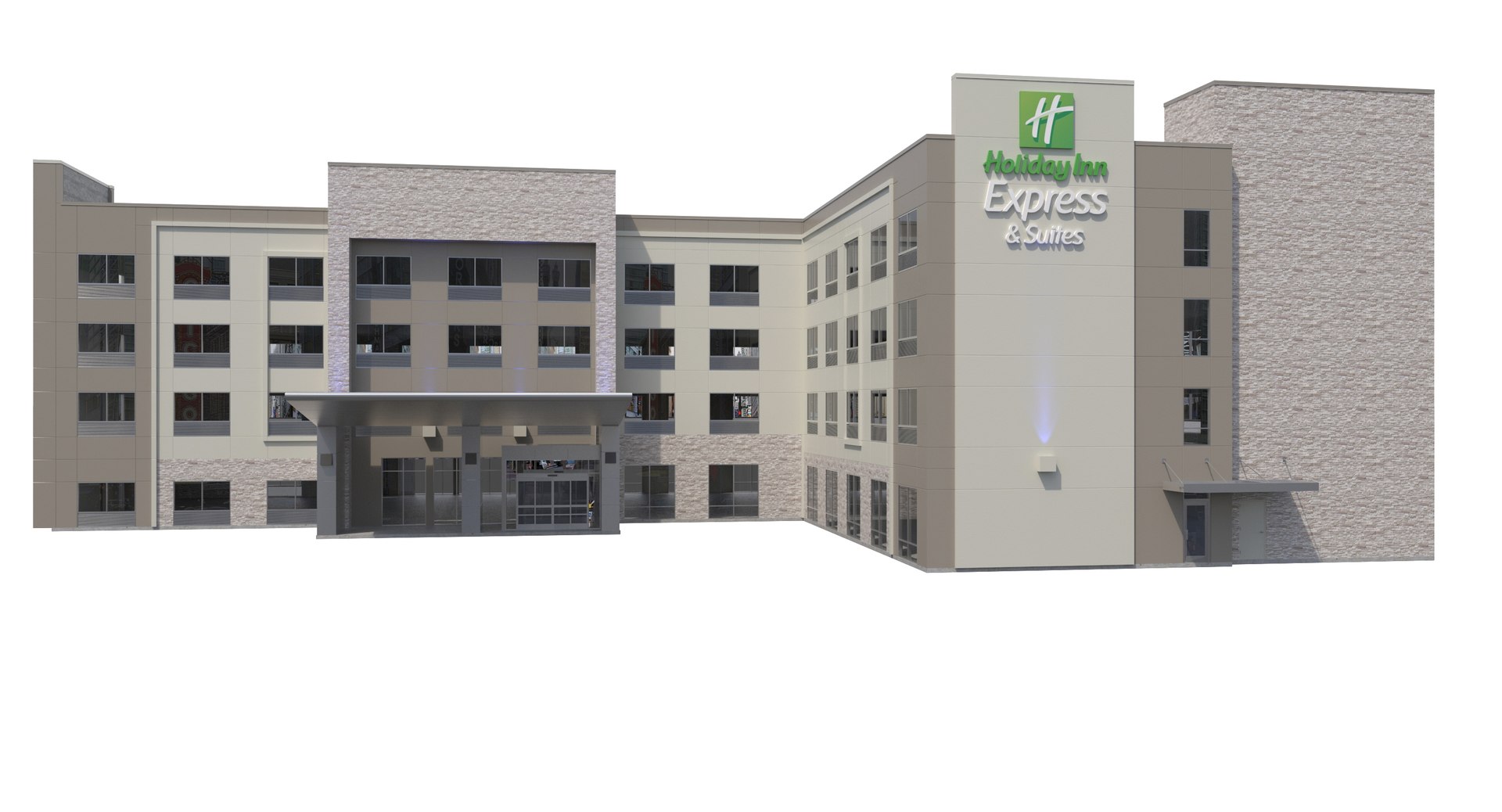 3D Model Holiday Inn Hotel - TurboSquid 1285893