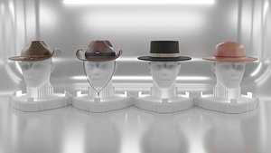 cowboy hat 3D model