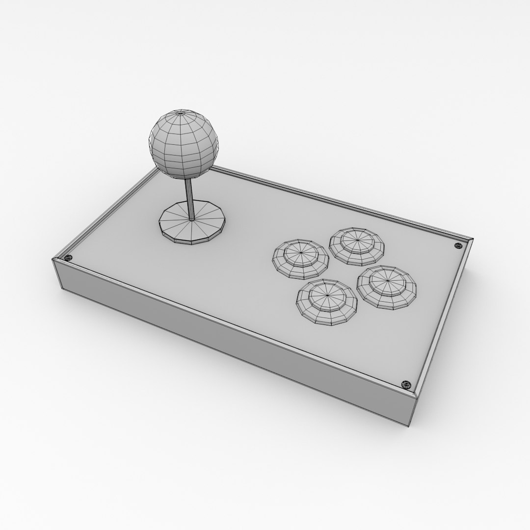 3D model arcade joystick - TurboSquid 1168448