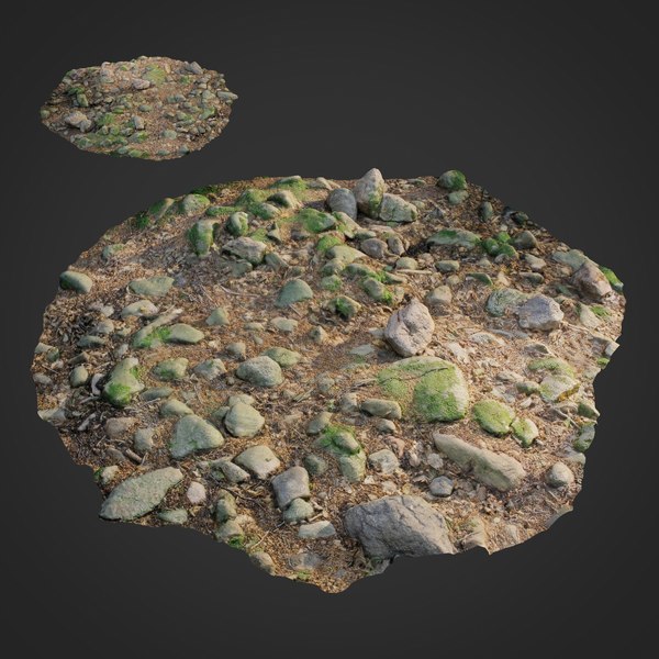 scanned nature stone 017 3D model