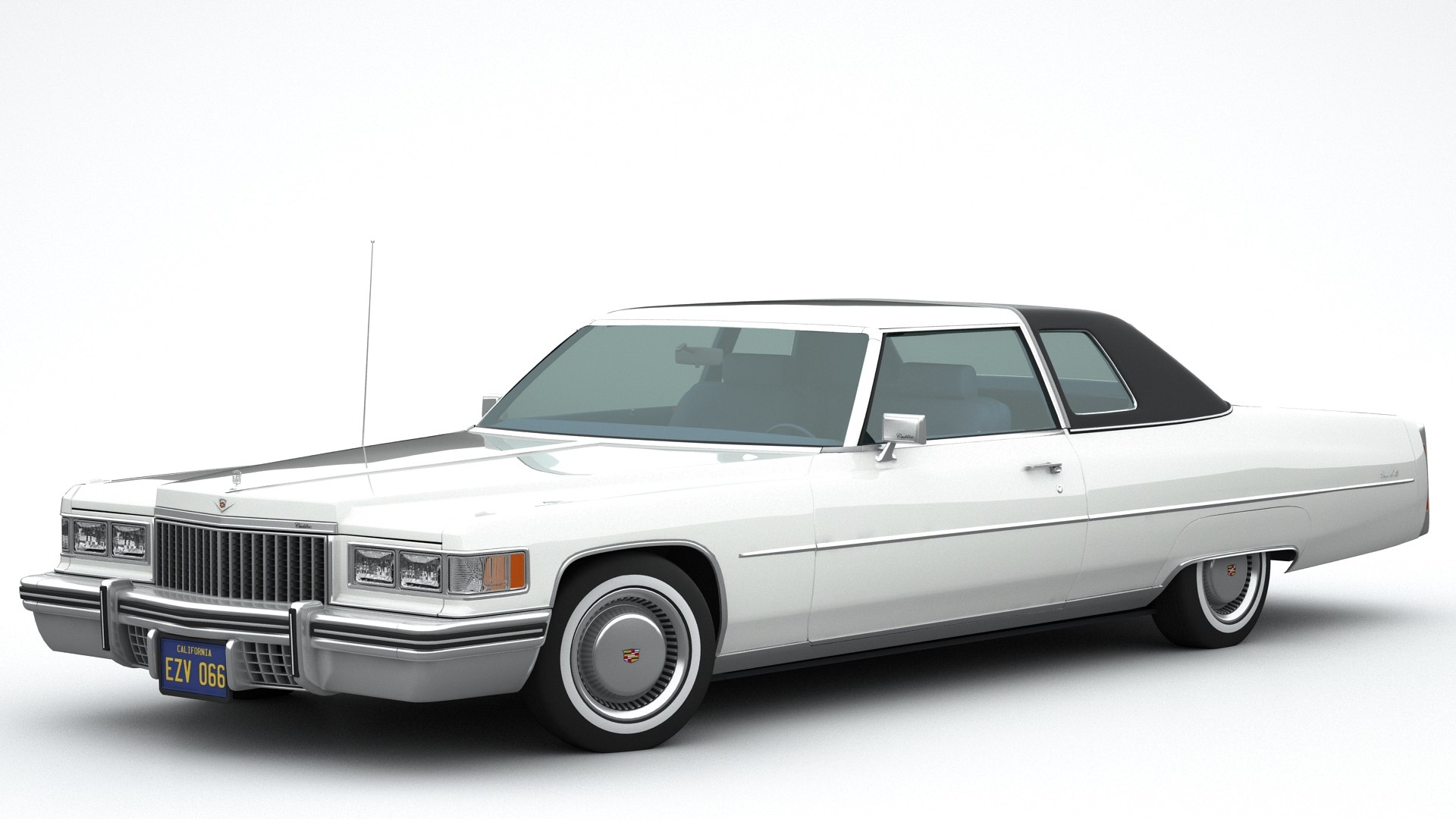 Cadillac DeVille Coupe 1975 3D Model - TurboSquid 2149693