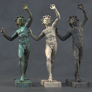 3D Sculpture  Faun 3 model