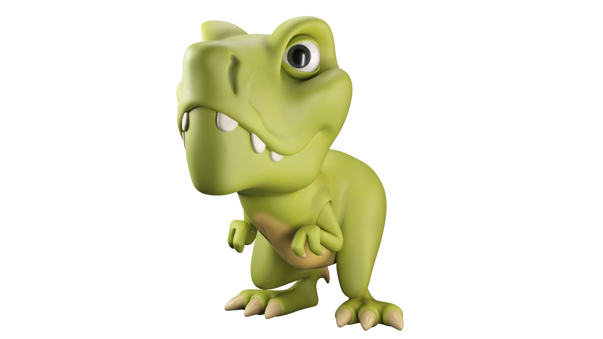 Cartoon Dinosaur T Rex 3D Model - TurboSquid 2022683