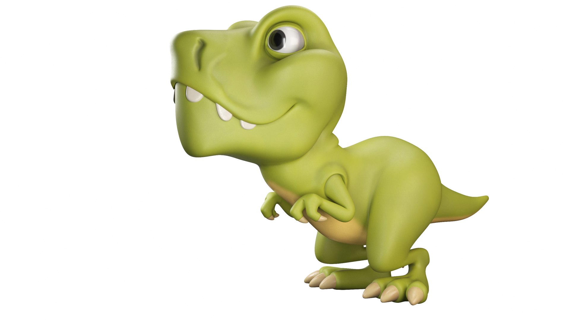 Cartoon Dinosaur T Rex 3D Model - TurboSquid 2022683