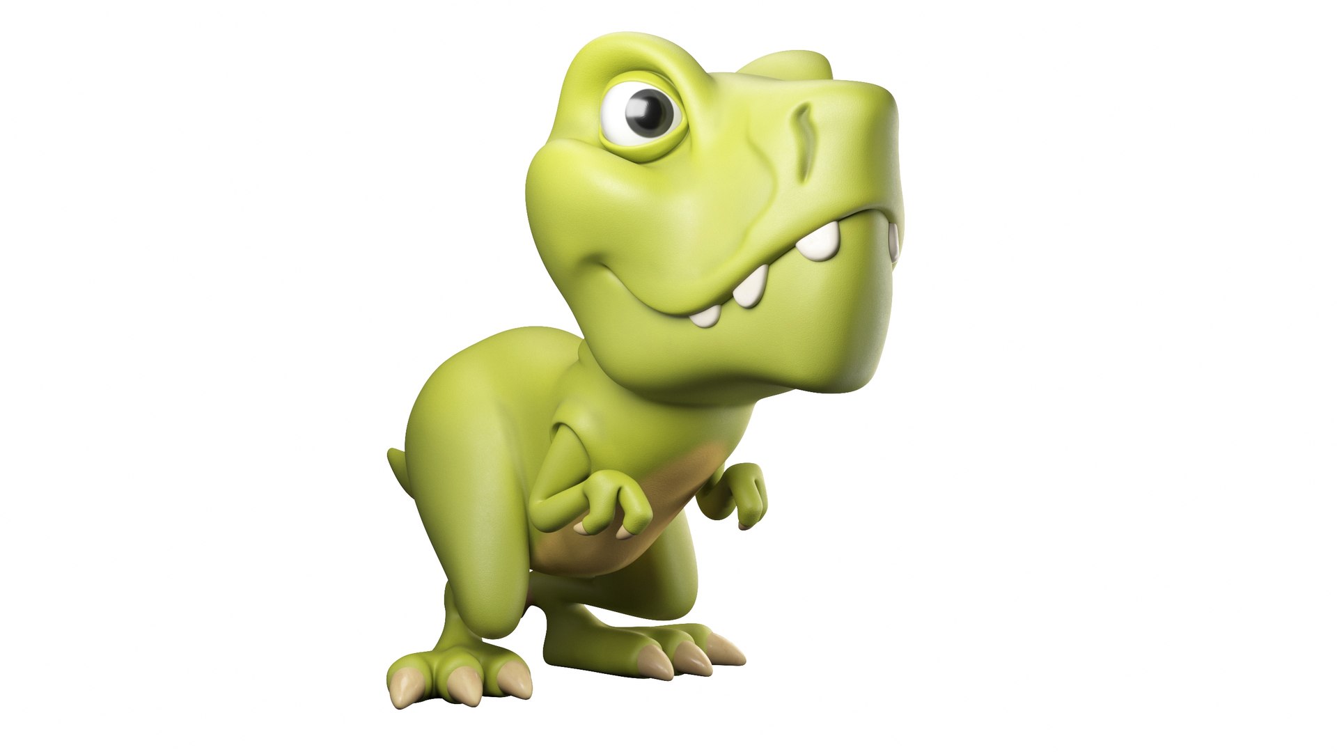 Cartoon Dinosaur T Rex 3D Model - TurboSquid 2022683
