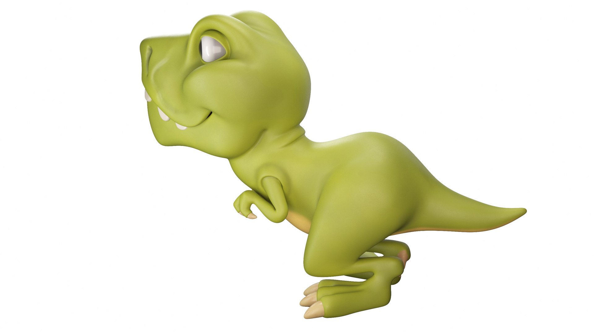 Cartoon Dinosaur T Rex 3D Model - TurboSquid 2022683