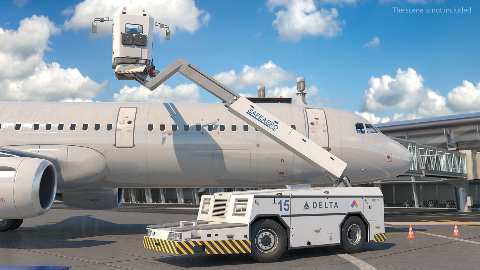 Safeaero 220 deicing vehicle 3D TurboSquid 1588880