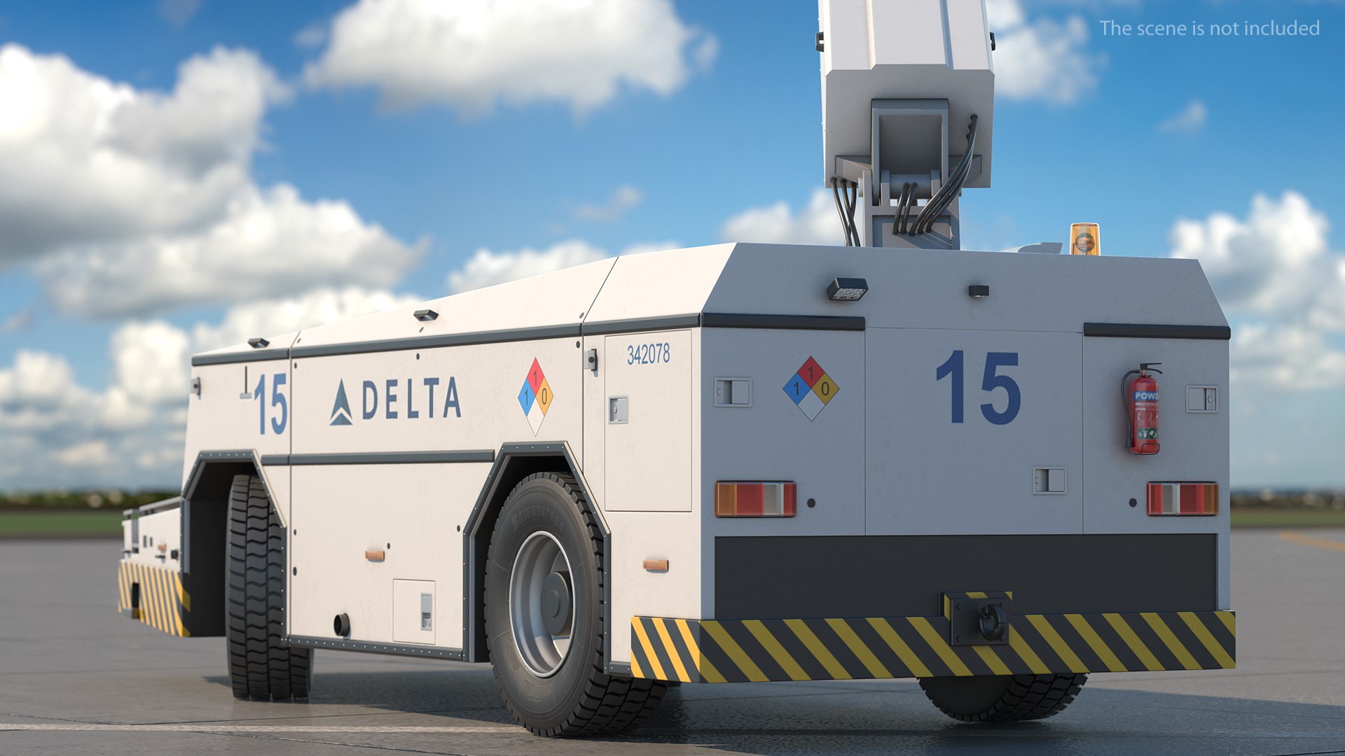 Safeaero 220 deicing vehicle 3D TurboSquid 1588880