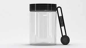 3D model Plastic Jar