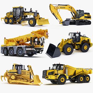 Collection heavy vehicle v1 Construction Equipment industrial transport engineering machine power