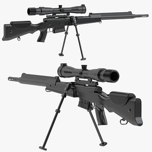 FR F2 sniper rifle model