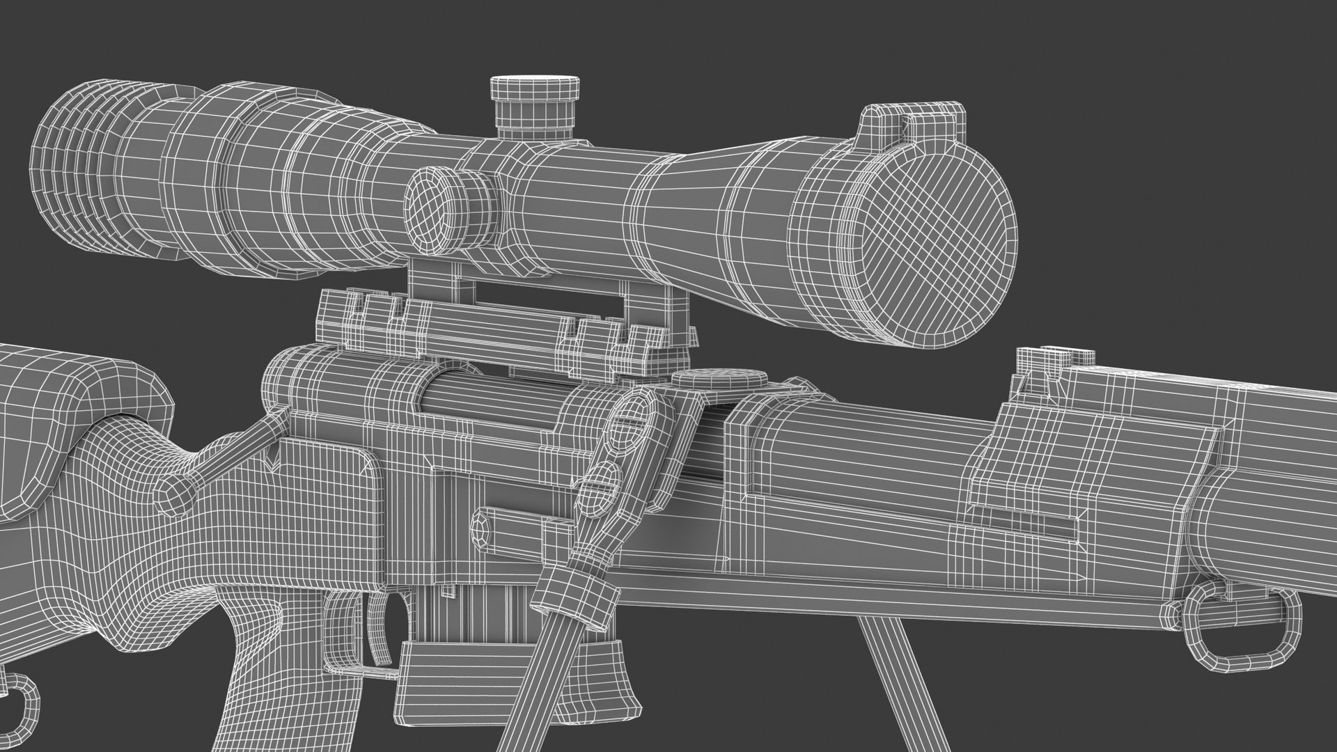 FR F2 Sniper Rifle Model - TurboSquid 1873674