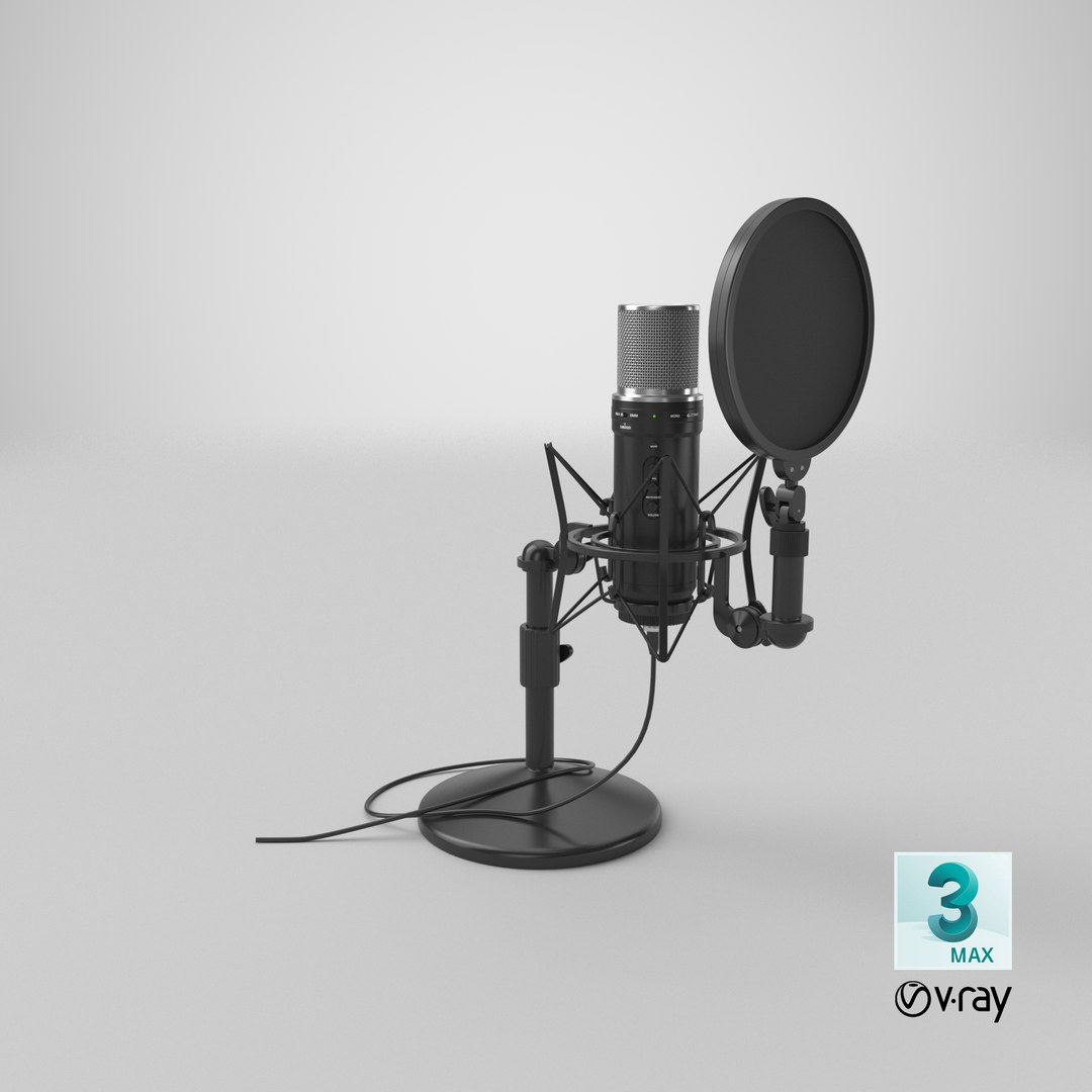 3D Condenser Microphone With Stand model https://p.turbosquid.com/ts-thumb/EJ/BvwFgs/18/stemcell_max_vray_render/png/1639636770/1920x1080/fit_q87/9af4b48d299322b7204a4a9b9e79f211f379e480/stemcell_max_vray_render.jpg