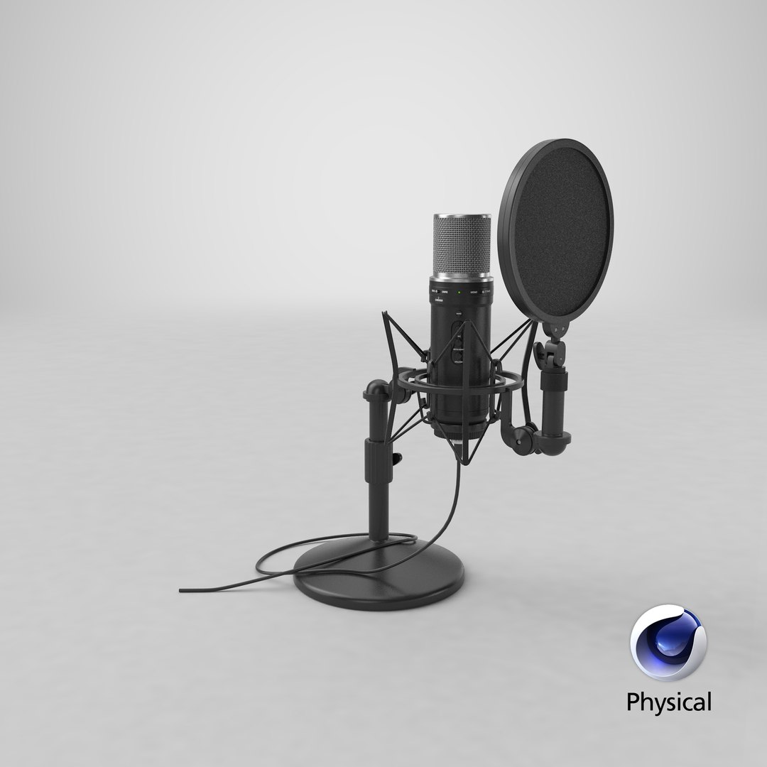 3D Condenser Microphone With Stand model https://p.turbosquid.com/ts-thumb/EJ/BvwFgs/sF/stemcell_cinema_4d_physical_render/png/1639636766/1920x1080/fit_q87/cad21e75267e7cb0734ad3e035eb13e95f2a1722/stemcell_cinema_4d_physical_render.jpg