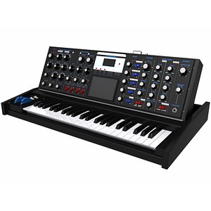 keyboard synth synthesizer 3d max
