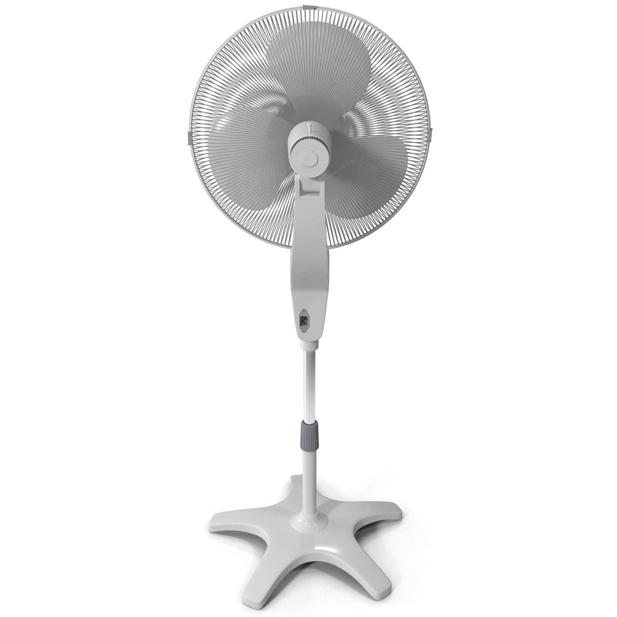 stand fan honeywell 3d model