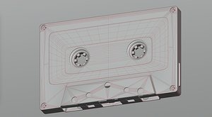 Cassette tape 3D