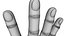 Low poly realistic Hand model collection