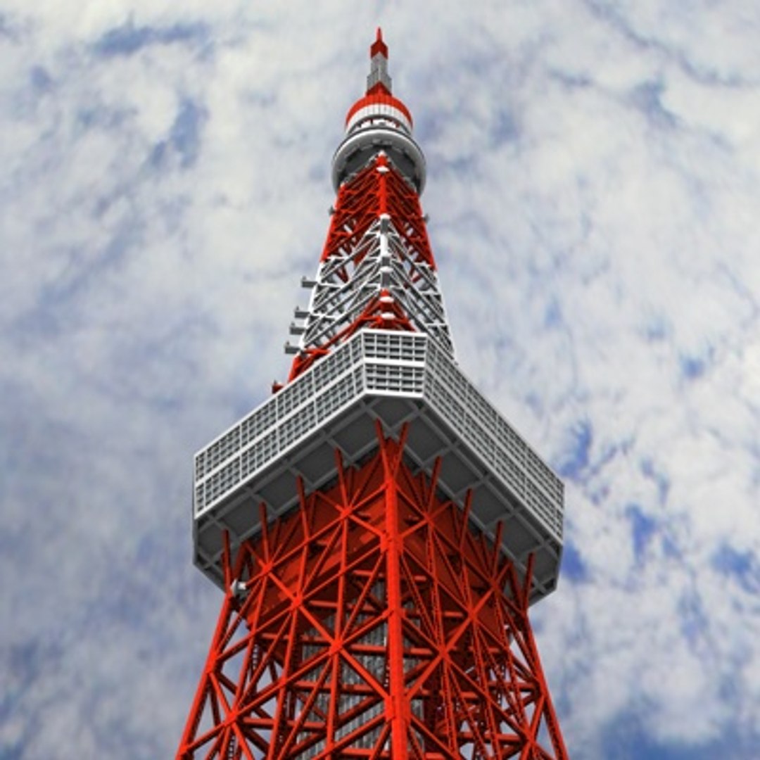 Tokyo Tower 3d C4d