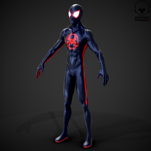 The Marvel Miles Morales Across the Spider Verse Pattern 3D