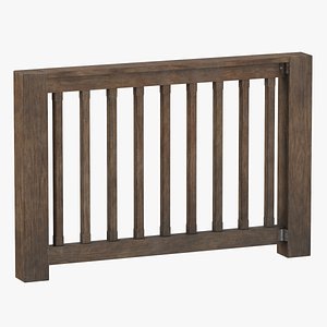 Medieval Tileable Wooden Railing