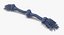 dog chew toy rope 3D model