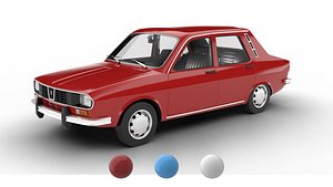 Dacia 1300 Sueprlux 1969 3D model