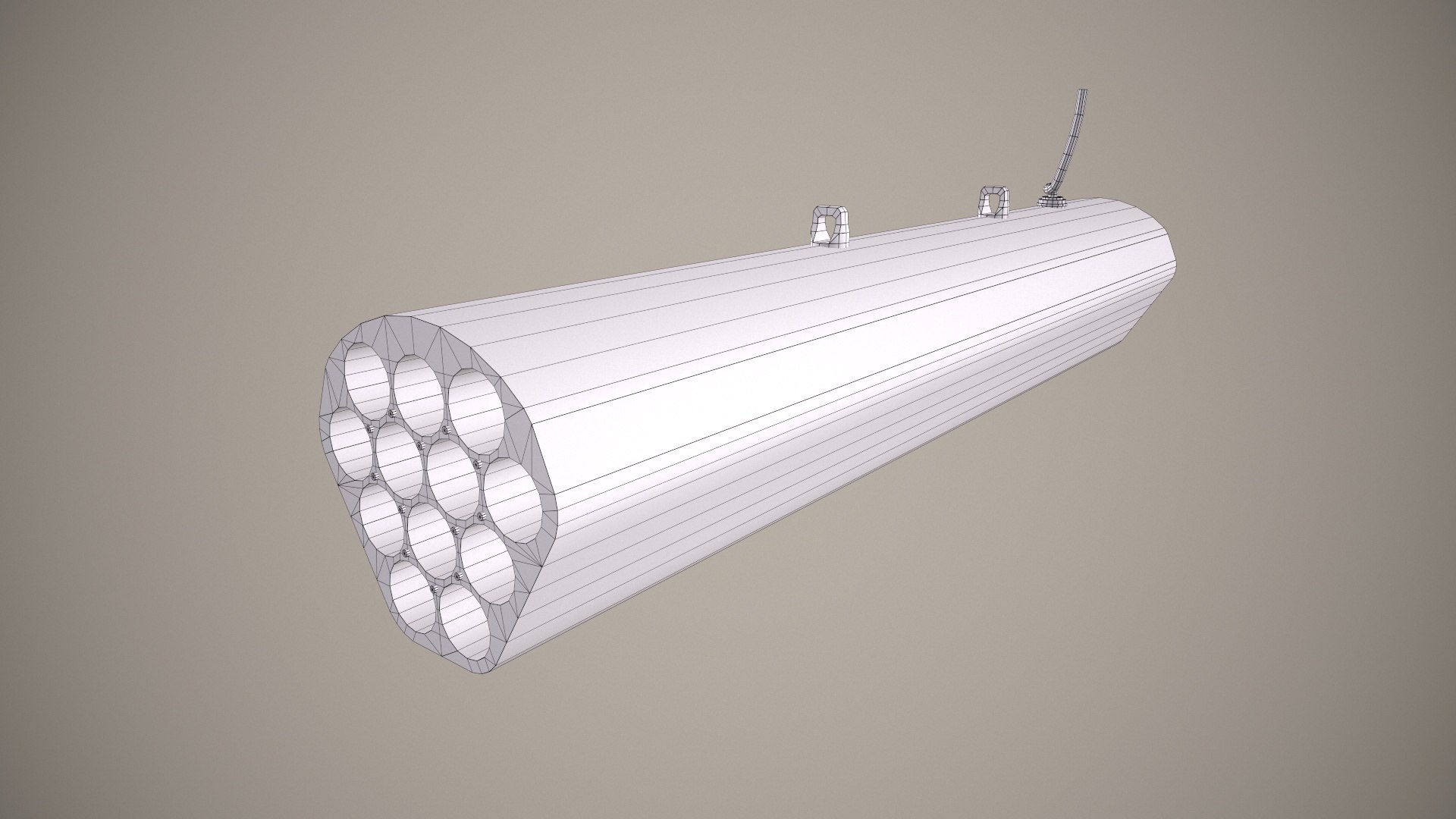 Rocket Launcher FZ219 With Missiles 3D - TurboSquid 2205065