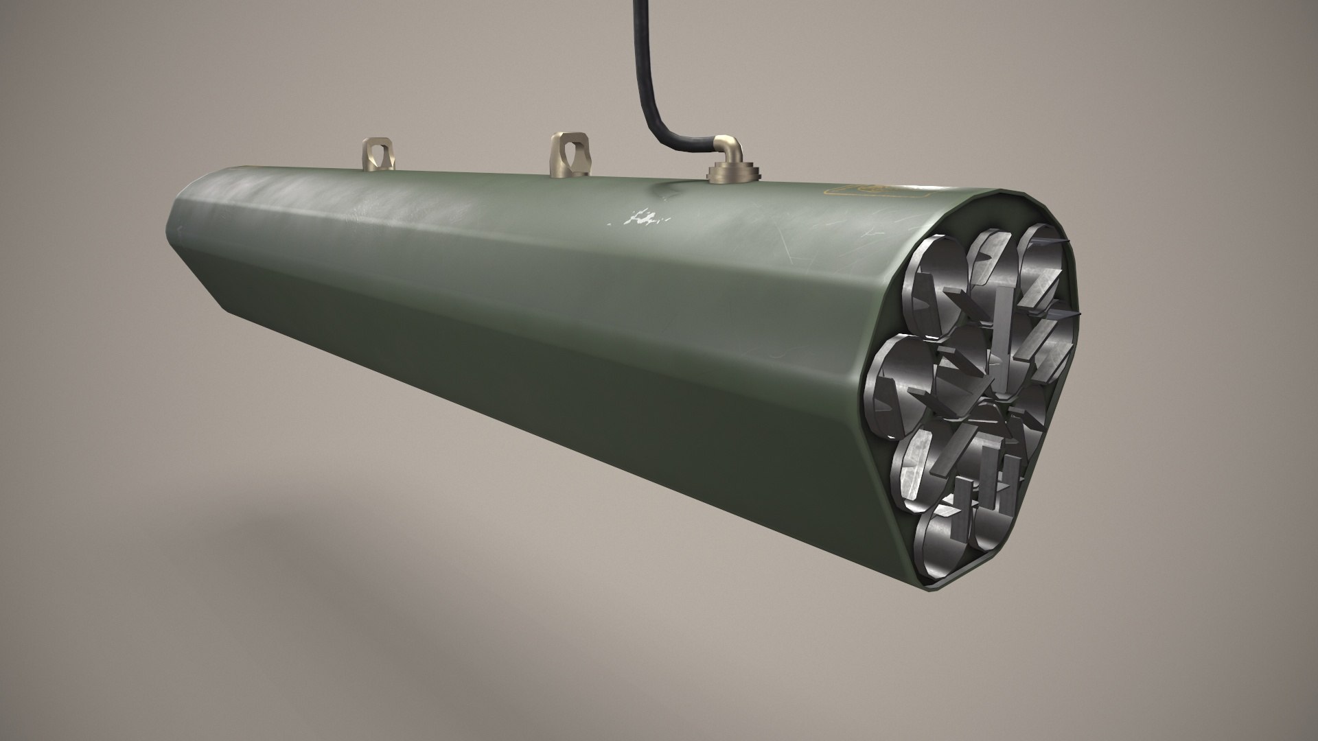 Rocket Launcher FZ219 With Missiles 3D - TurboSquid 2205065