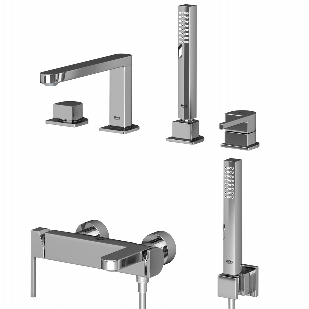 GROHE Plus Set 6 3D Model - TurboSquid 1743401