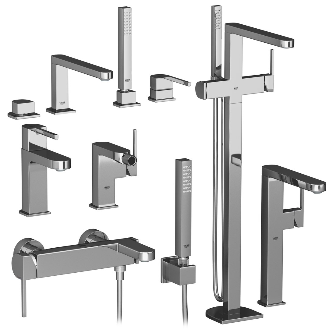 GROHE Plus Set 6 3D Model - TurboSquid 1743401
