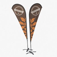 Feather Flag - Cafe Custom Banner