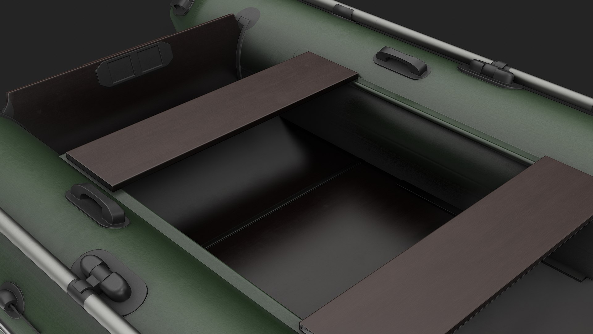 Green Inflatable Boat 3D - TurboSquid 2118934