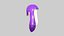 Inkling Hair 04 Purple - Splatoon Character Design