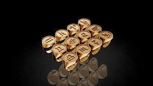 zodiac ring pack 12