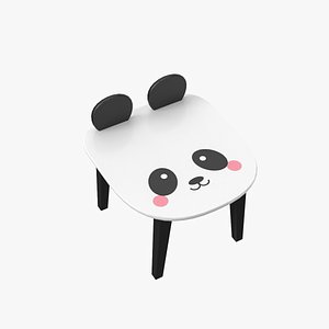 Chair 05 For Kids Low Poly 3D Model