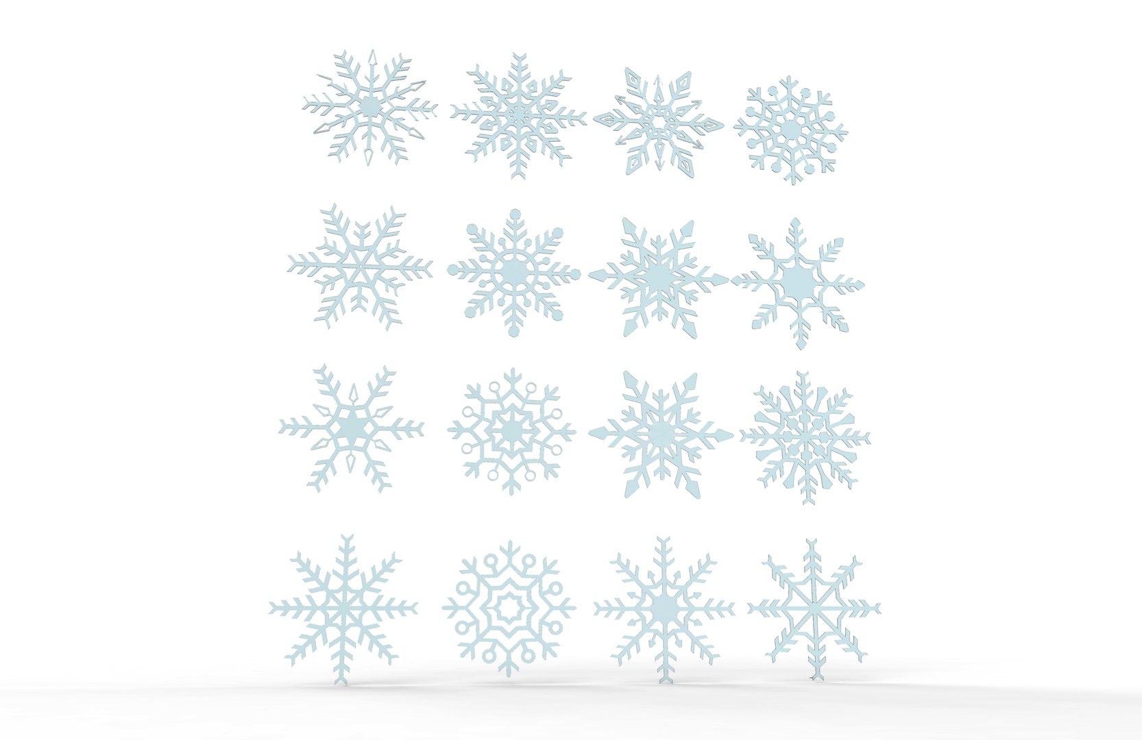realistic snowflakes model https://p.turbosquid.com/ts-thumb/EJ/kfaJpj/JGt83o2h/04/jpg/1579194952/1920x1080/fit_q87/6148e76d4f6ae4b9dd7c40693653b3ca4f50985b/04.jpg
