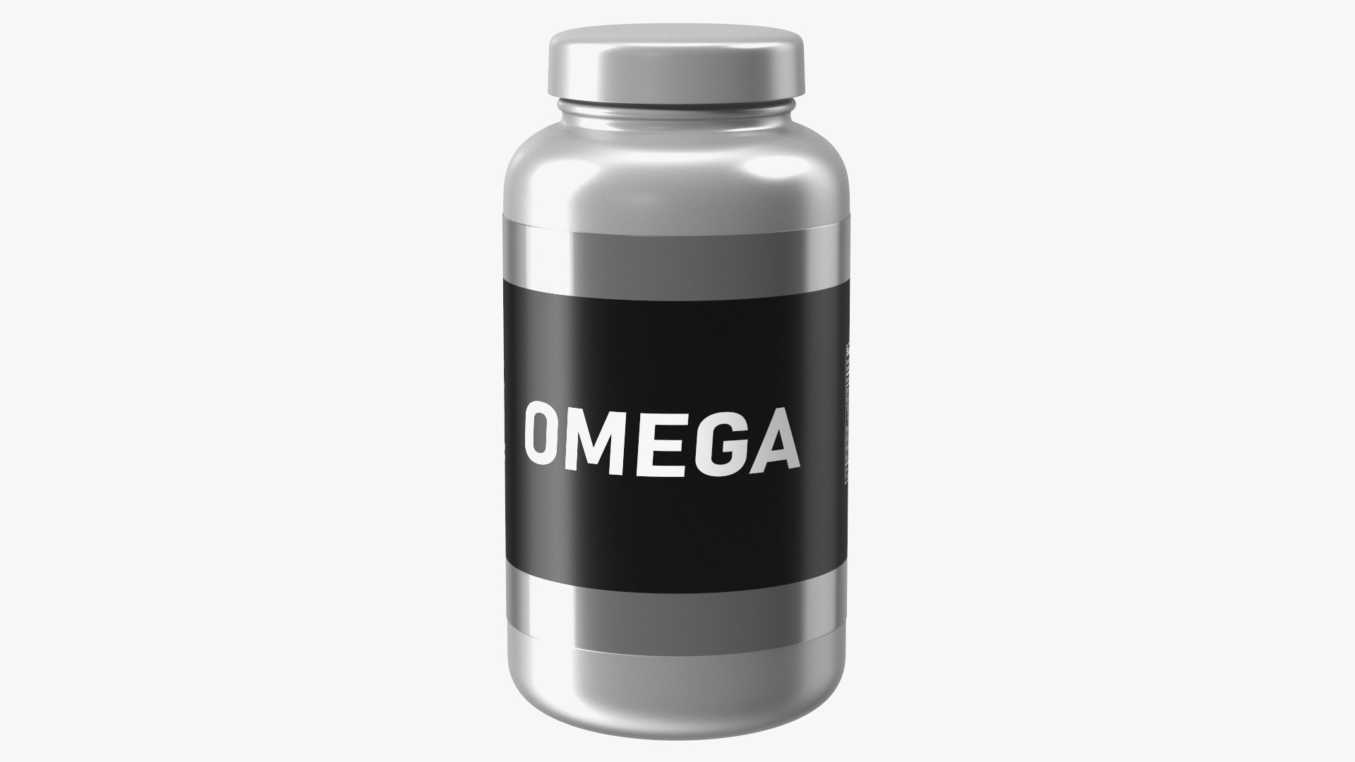 Omega3 Jar 3D model preview