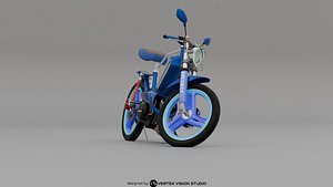 PEUGEOT 103 tuning 3D model 3D model