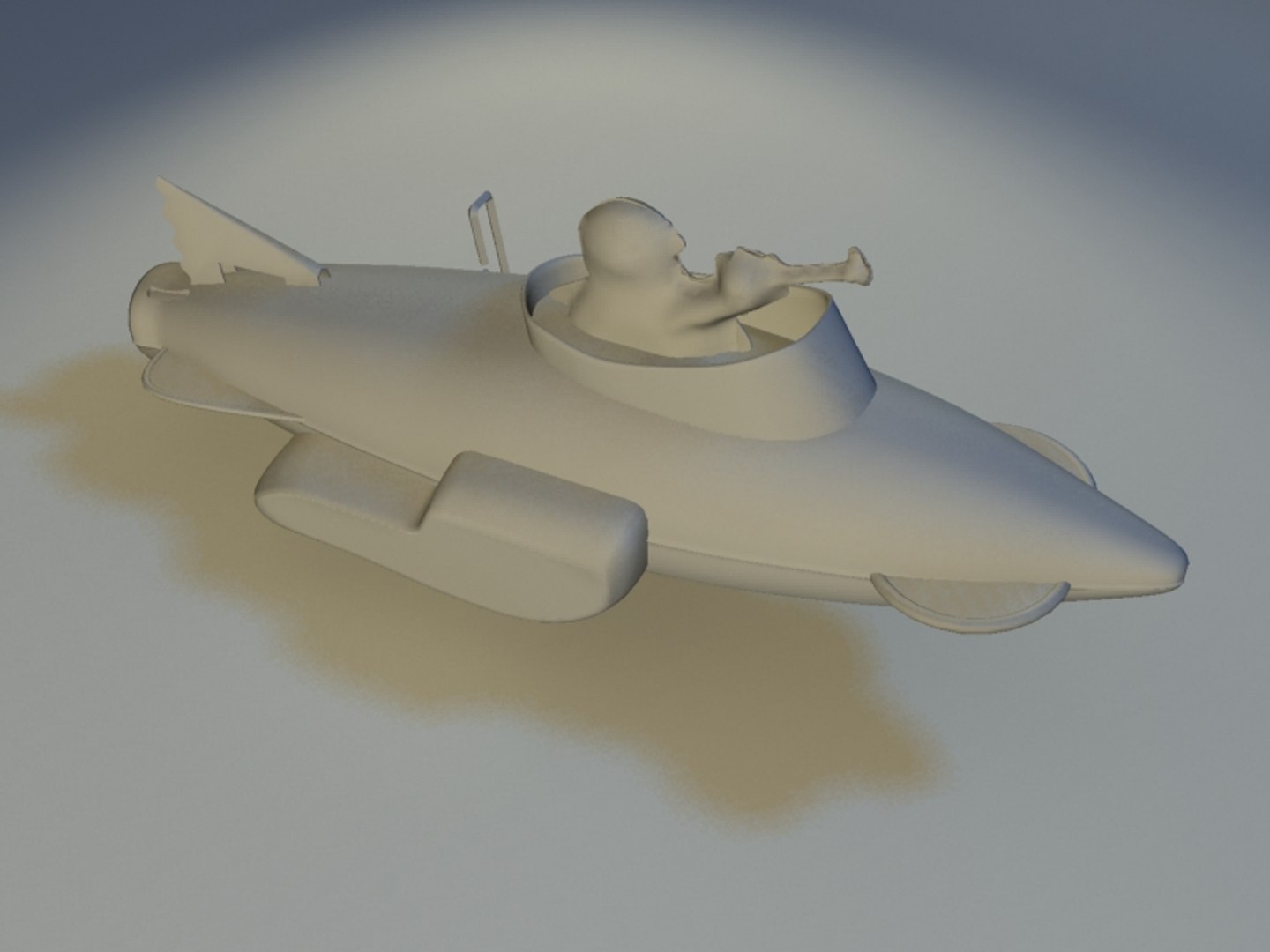 3d Flash Gordon Fighter Toys Model