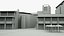 cape town block building 3D model