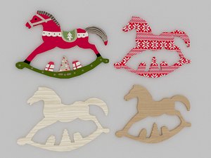 3D model christmas decoration